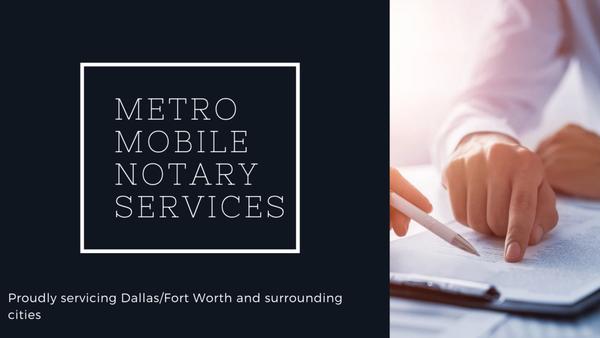Metro Mobile Notary Services