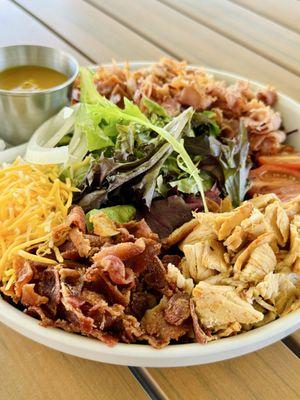 Club Salad with honey mustard dressing