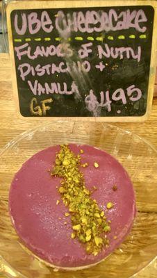 Ube Cheesecake absolutely a must. So delicious and unique.