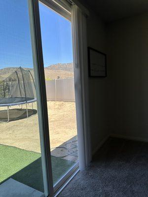 The after picture! Once the glass was replaced.