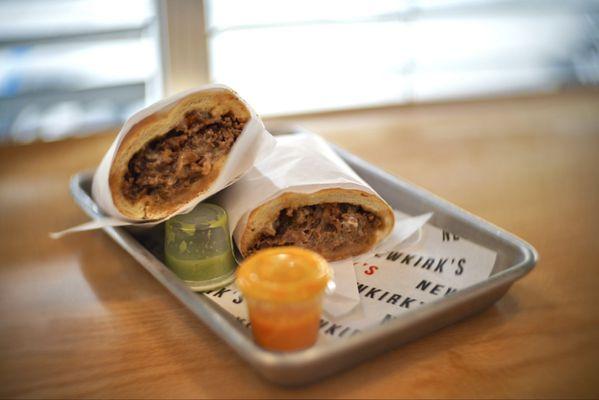 Newkirks classic Cheesesteak sandwich.