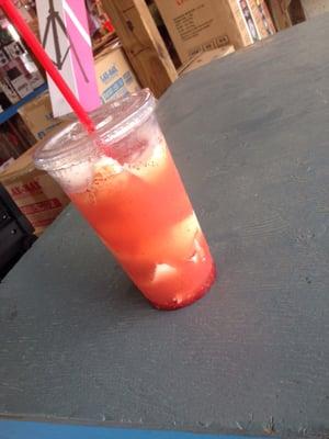 Agüita d coco q compre de una señora