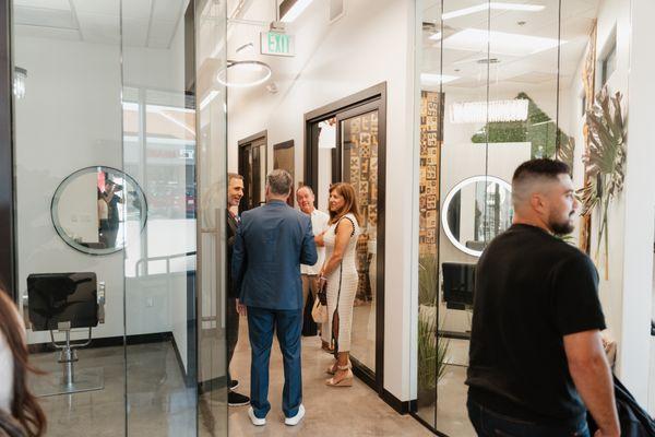 Guests mingling and exploring the new IMAGE Studios during our Grand Opening event!