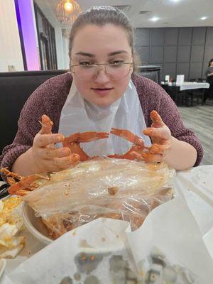 After crab legs. Most garlicky and scrumptious bag of yum yums I've had in a realllyyyy long time! PLEASE SUPPORT THIS PLACE.