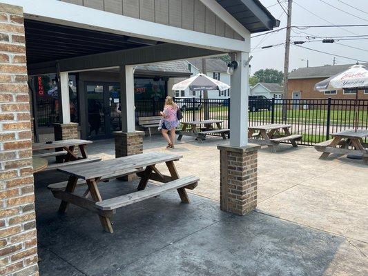 Outdoor seating
