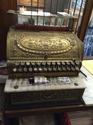 Old fashioned price register.