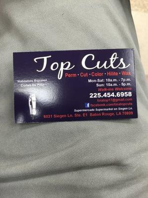 Top Cuts