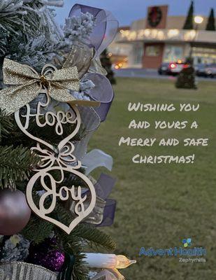 Enjoyed the different Christmas trees decorated by the sponsors around the yard. So creative