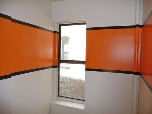 Orange Burst (with black border) by Benjamin Moore