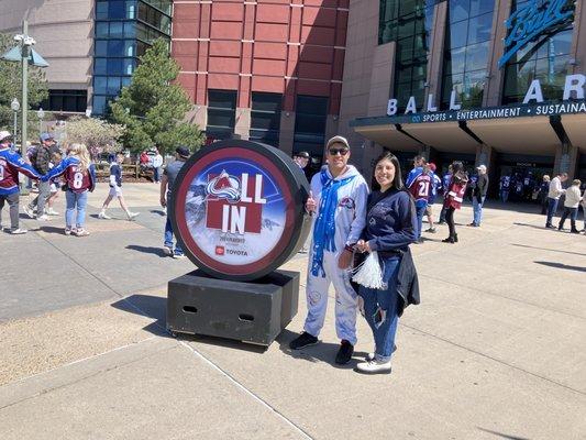 Pregame, outside the atrium.