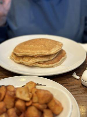Buttermilk Pancakes and Potatoes