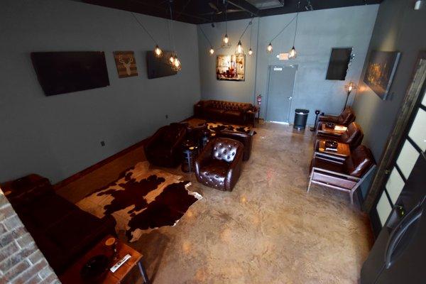 Hideaway Humidor Lounge Area