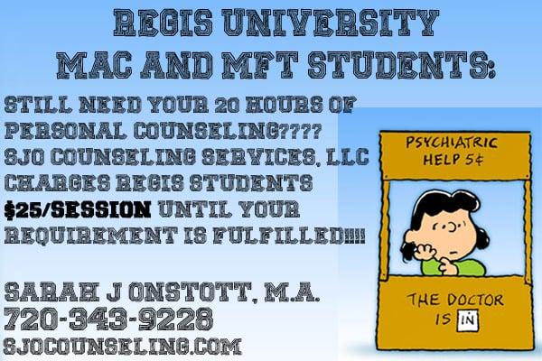 Regis University, Denver CO Students Only!