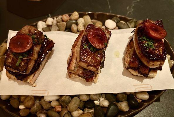 Eel Club with foie gras and cherry - outstanding! (02/23/25)