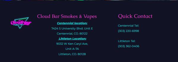 CLOUD BAR SMOKES & VAPES LOCATIONS