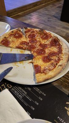 Pepperoni pizza... Delicious!