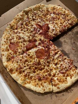 "Pepperoni" pizza