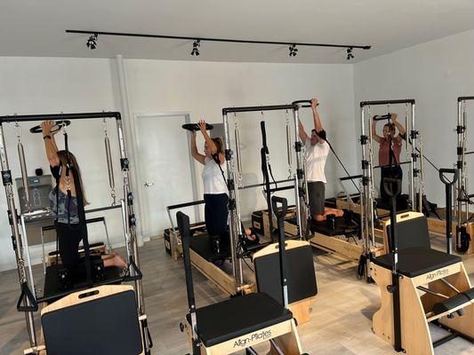 Full use of all Props, Stability Ball, Ring, Bands, Dumbells