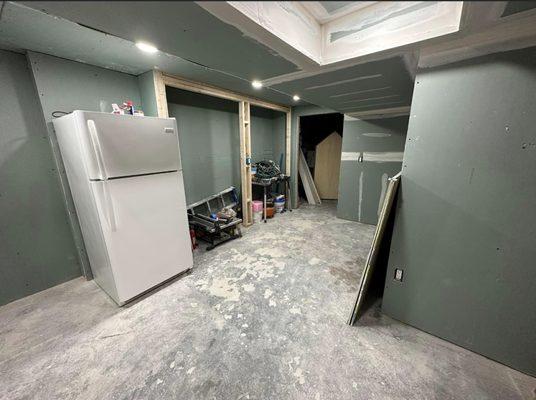 Basement renovation