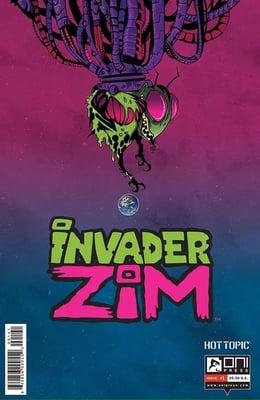 Invader Zim #1 variant Hot Topic Exclusive