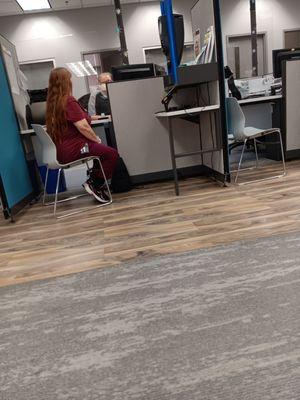 The lady that made me wait