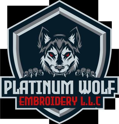Platinum Wolf Embroidery