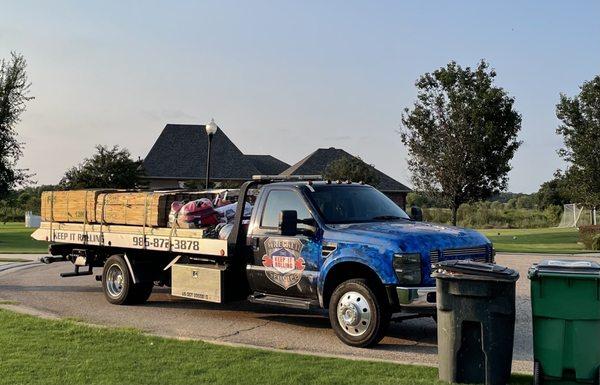 Loaded down headed back to Terrebonne Parish