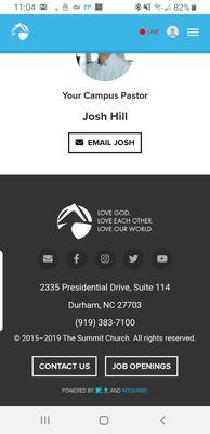 Location of main campus