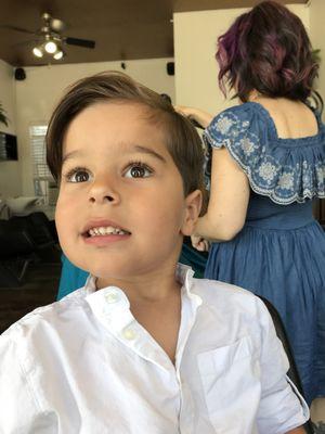 Summer cut for this handsome little dude.