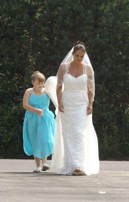 My Niece's dress also came from Christian Lane Bridal, along with all Bridesmaids.