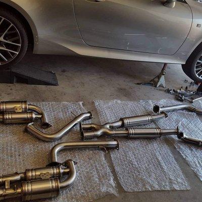 Arc performance dual exhaust Lexus RC350