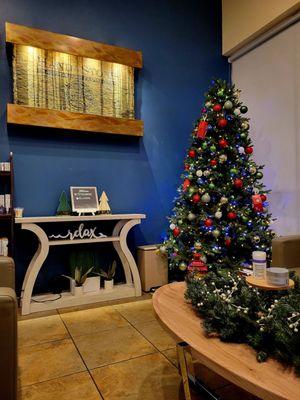 Decorated for the holidays!