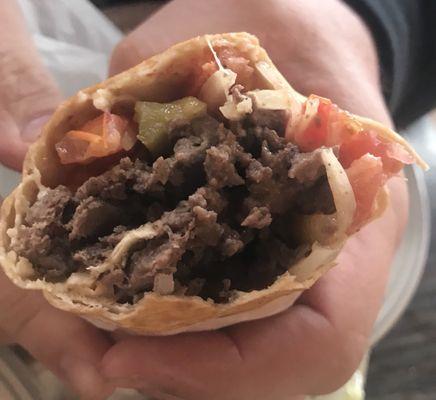 Beef shawarma