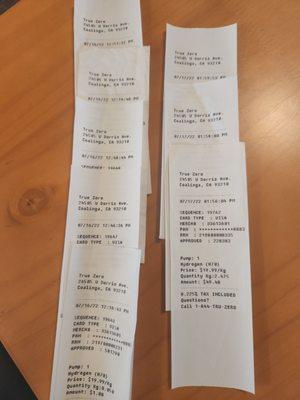 The dispenser kept stopping and asking me to start the process again. It delayed me an hour Saturday.