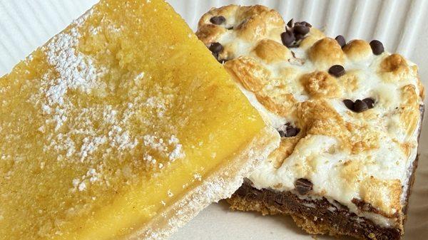 Lemon Bar S'more's Bar