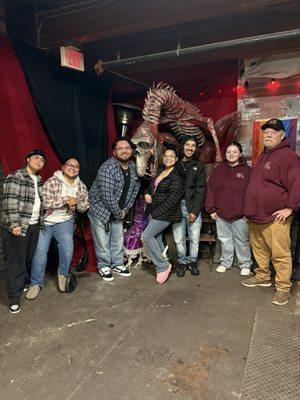 Entry area with photo props!