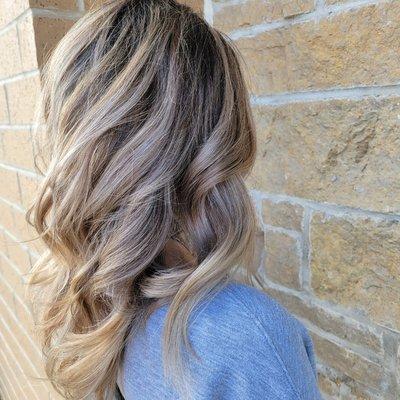 Balayage with toner