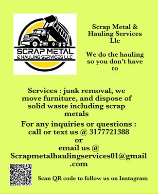 Scrap Metal & Hauling Services