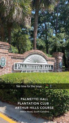 Palmetto Hall Plantation Club