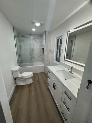 Very excellent quality in shower doors vanity's toilets