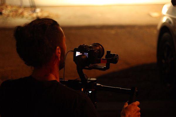 Our DP - Chase Baker - getting ready for some gimble work.