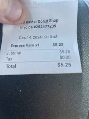 Red Raider Donut Shop