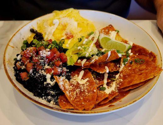 Barbacoa Chilaquiles Breakfast Bowl
