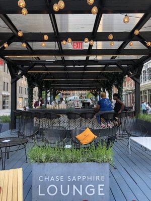 Chase Sapphire Lounge Area