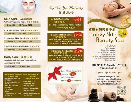 Honey Skin Beauty Spa
