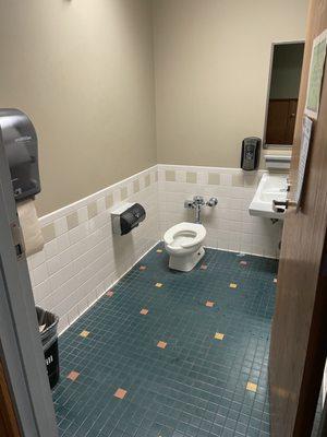 Kid sizes toilets in the kids area