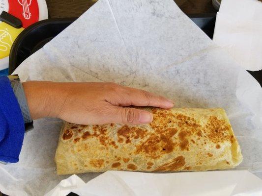 Super duper huge burrito