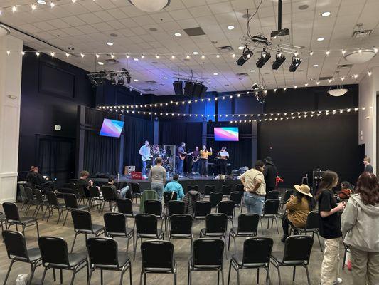 Stage and main auditorium