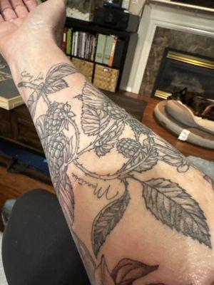 Fern and Fox Tattoo