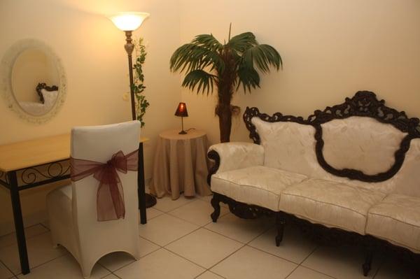 bridal dressing room